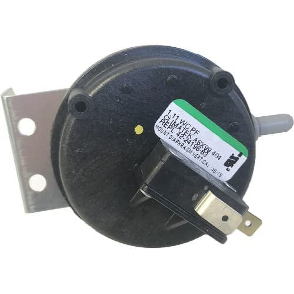 Furnace Vent Air Pressure Switch Fits Ruud Part 422419683 1.11" WC