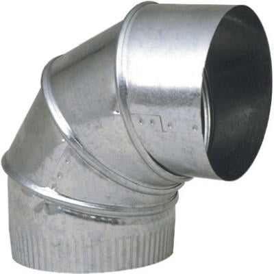 Imperial GV0288-C HVAC Duct Pipe Galvanized Adjustable Elbow, 90 Degree, 24 Gauge, 5 In. - Quantity 1