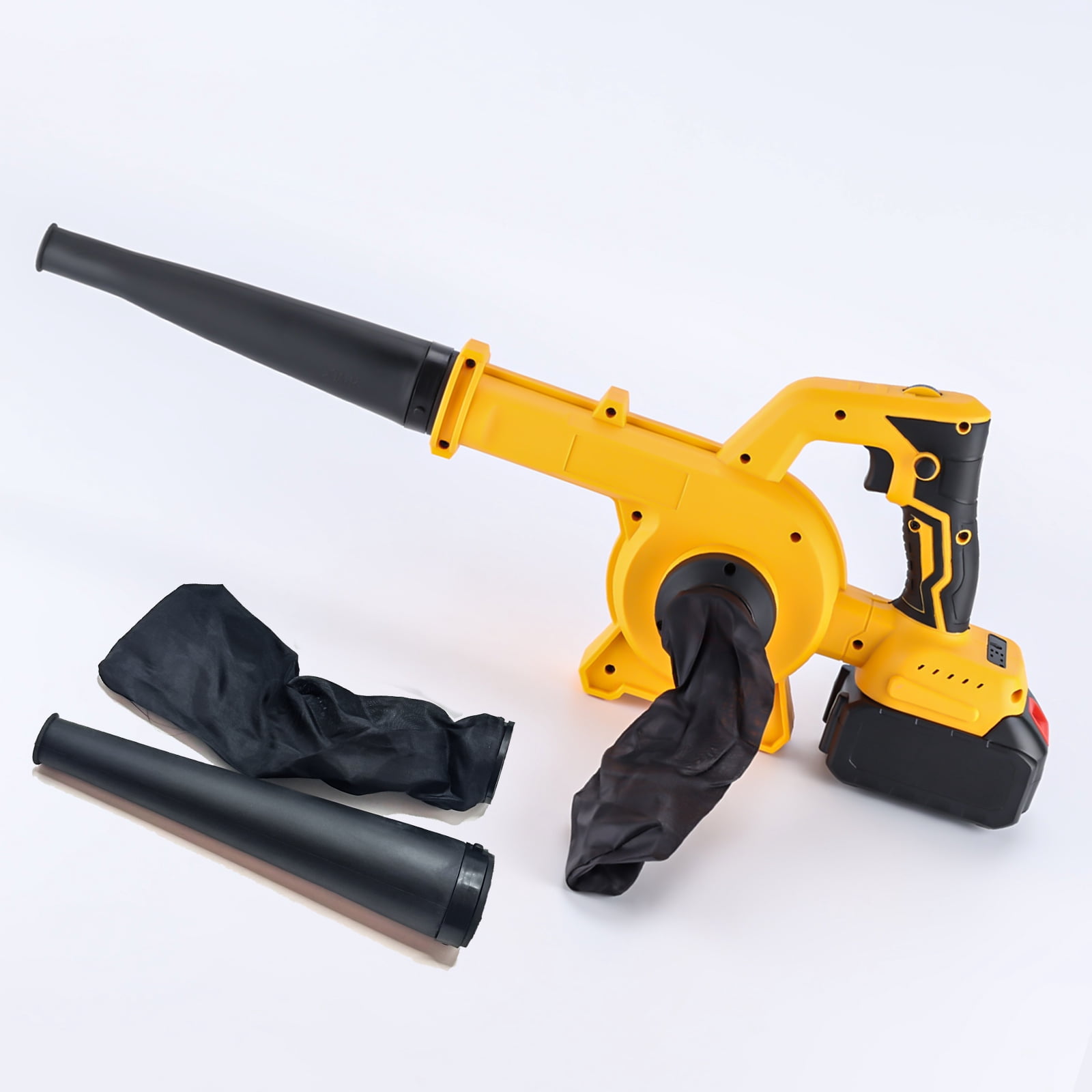 Furnhome Leaf Blower, Cordless Electric Blower, Leaf Blower for Patio Cleaning, Lawn Care (Yellow)