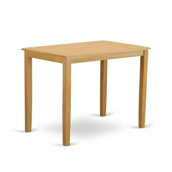 FurniFact Elegant Oak Small Dining Table Solid Wood Kitchen and Dining Table