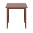 thumbnail image 1 of FurniFact Mid Century Dining Table In Solid Walnut Finish, Square Kitchen Table, 1 of 6