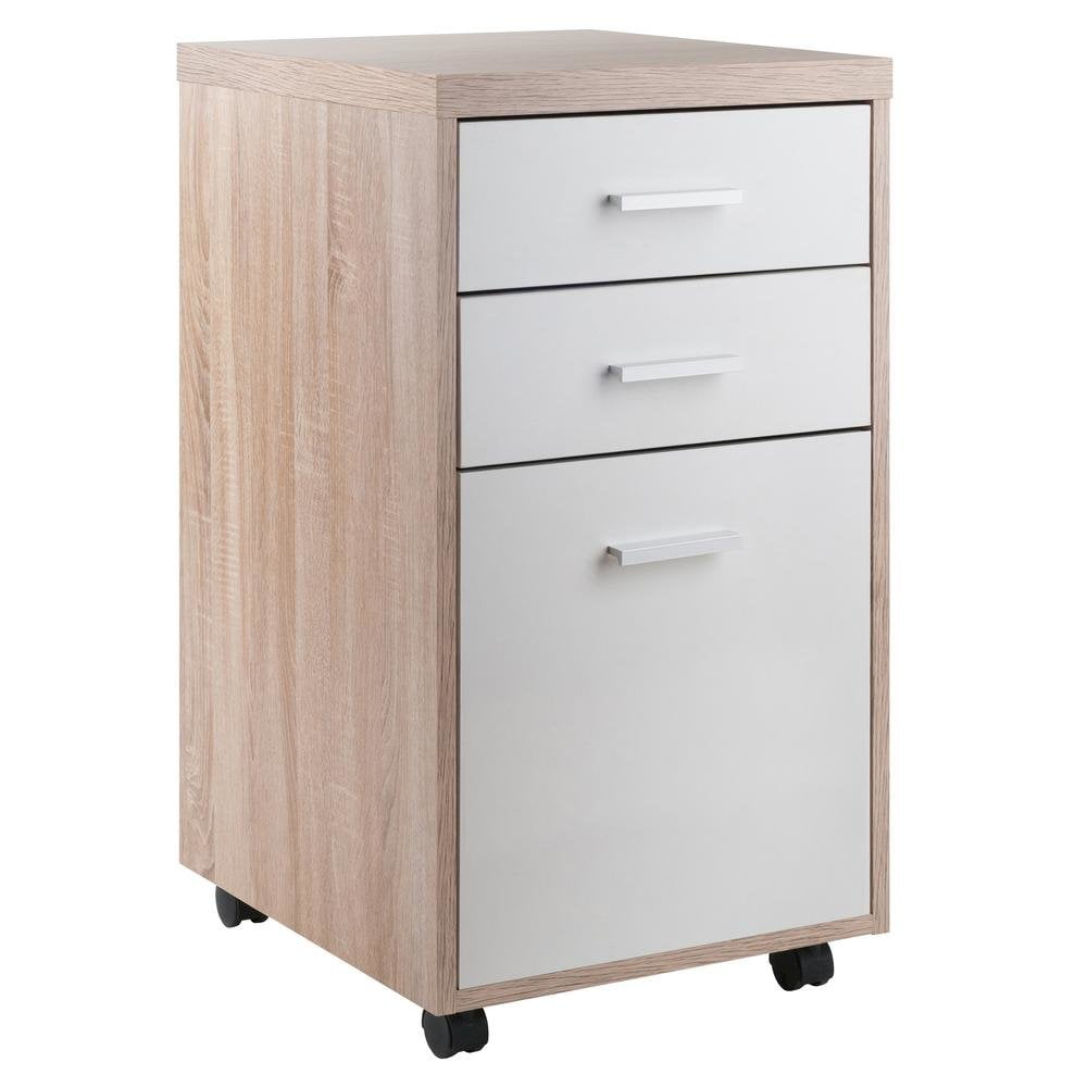FurniFact Small File Cabinet – Compact Wood Filing Cabinet for Office and Home Use