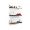 thumbnail image 1 of Furnia HD-ON35RF-ALT-SH-190202 Altai Triple Shelf, Walnut & Yellow, 1 of 1