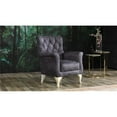 thumbnail image 1 of Furnia MD-10EL-ASO-E100-B 33 x 35 x 36 in. Asos Living Room Armchair, Anthracite, 1 of 1