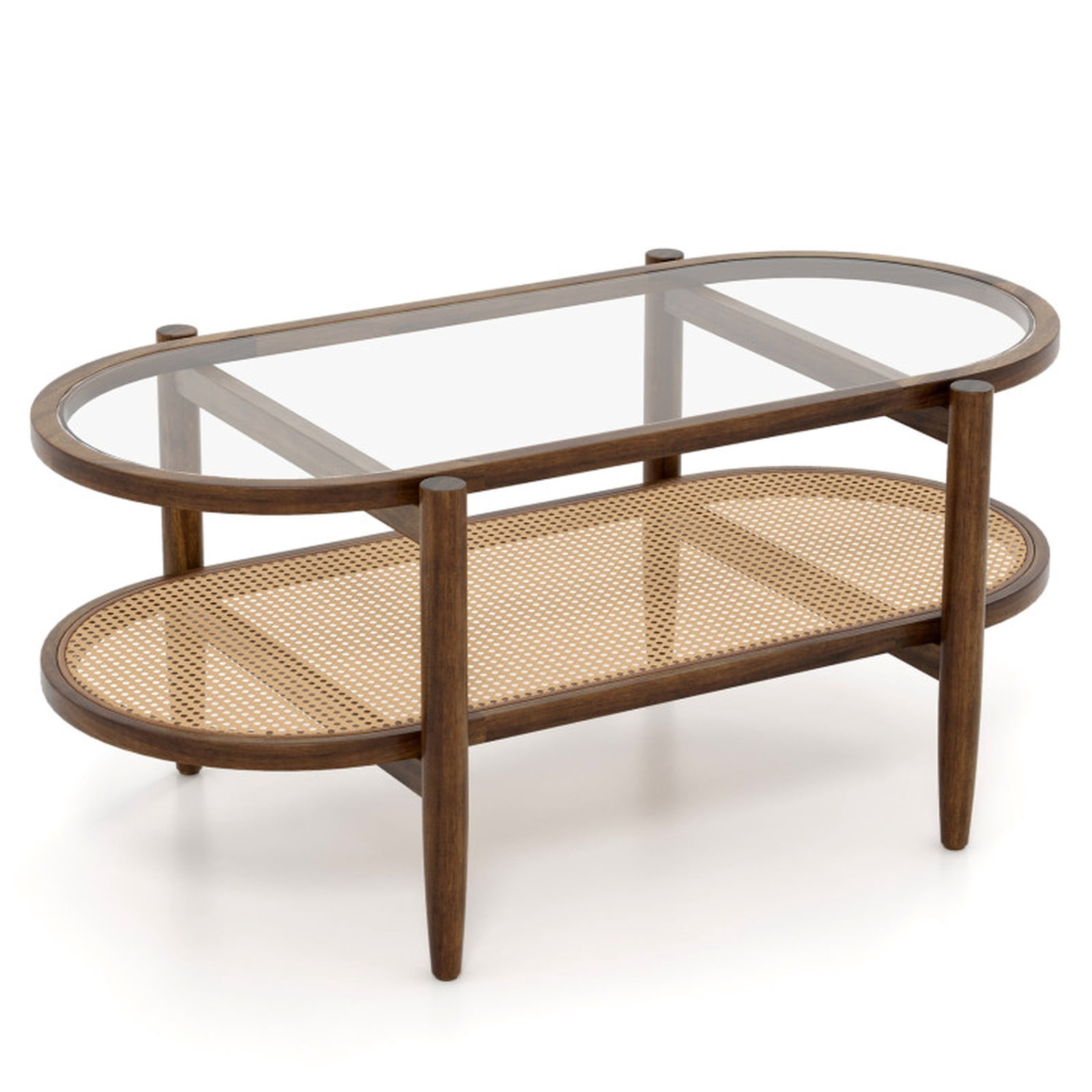 Furnibear 2, Brown - Outdoor Indoor End Table with Storage Home Furniture Home Furniture Home Furniture