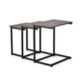 thumbnail image 1 of Furnibear 3 Pieces Multifunctional Coffee End Table Set, Oak, 1 of 9