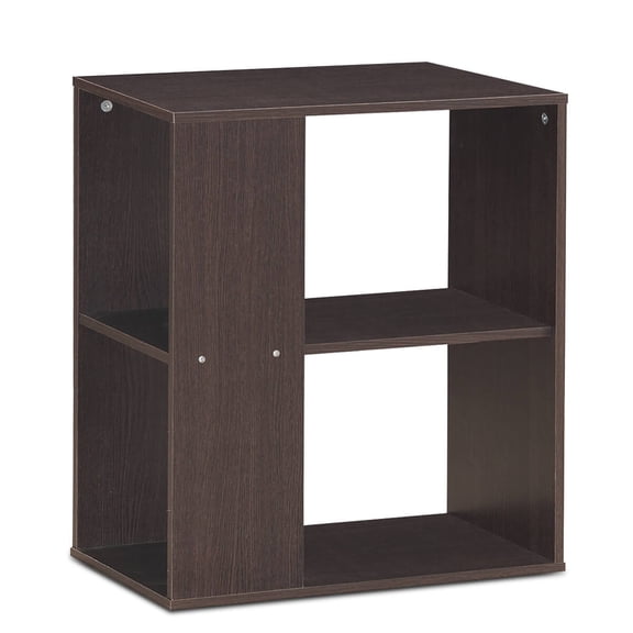 Furnibear 3-Tier End Table with Open Storage, Narrow Side Table for Living Room & Bedroom, Compact Nightstand with Adjustable Foot Pads, Sturdy Engineered Wood Sofa Table