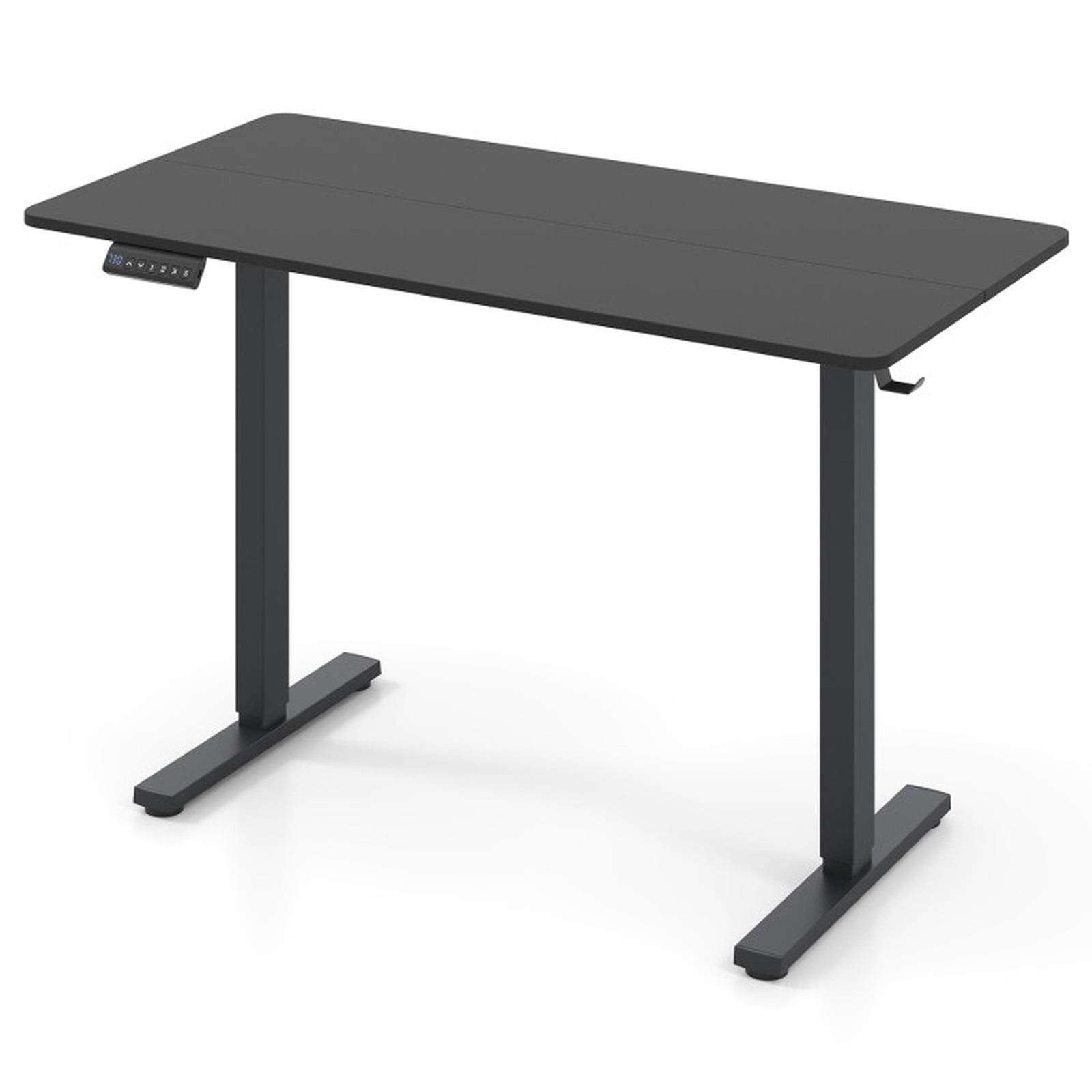Furnibear 48 Inch Ergonomic Electric Standing Desk with 3 Memory Settings, Anti-Collision, Child Lock and Digital Display Black