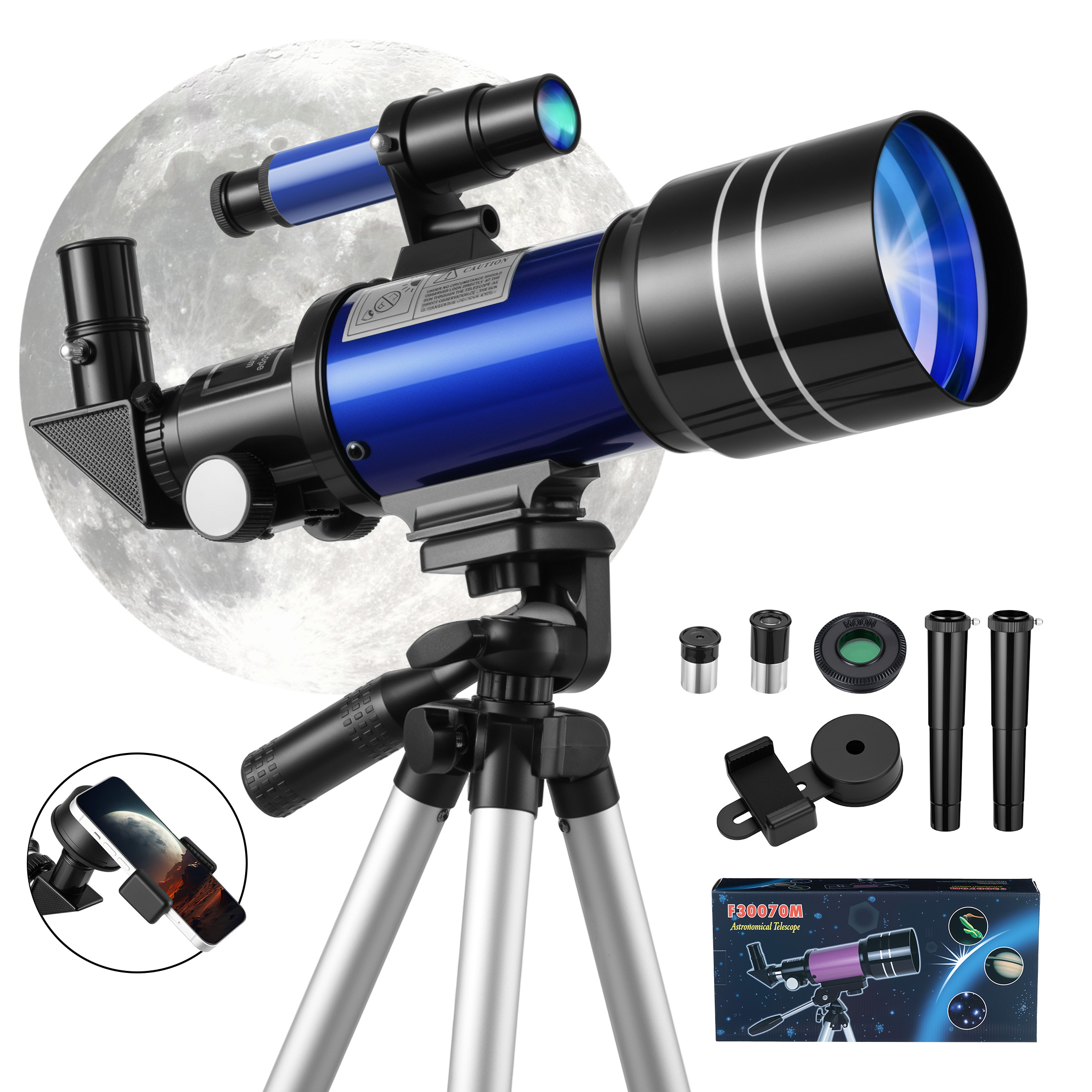 Inolait Telescope for Kids& Beginners 70mm Aperture 400mm