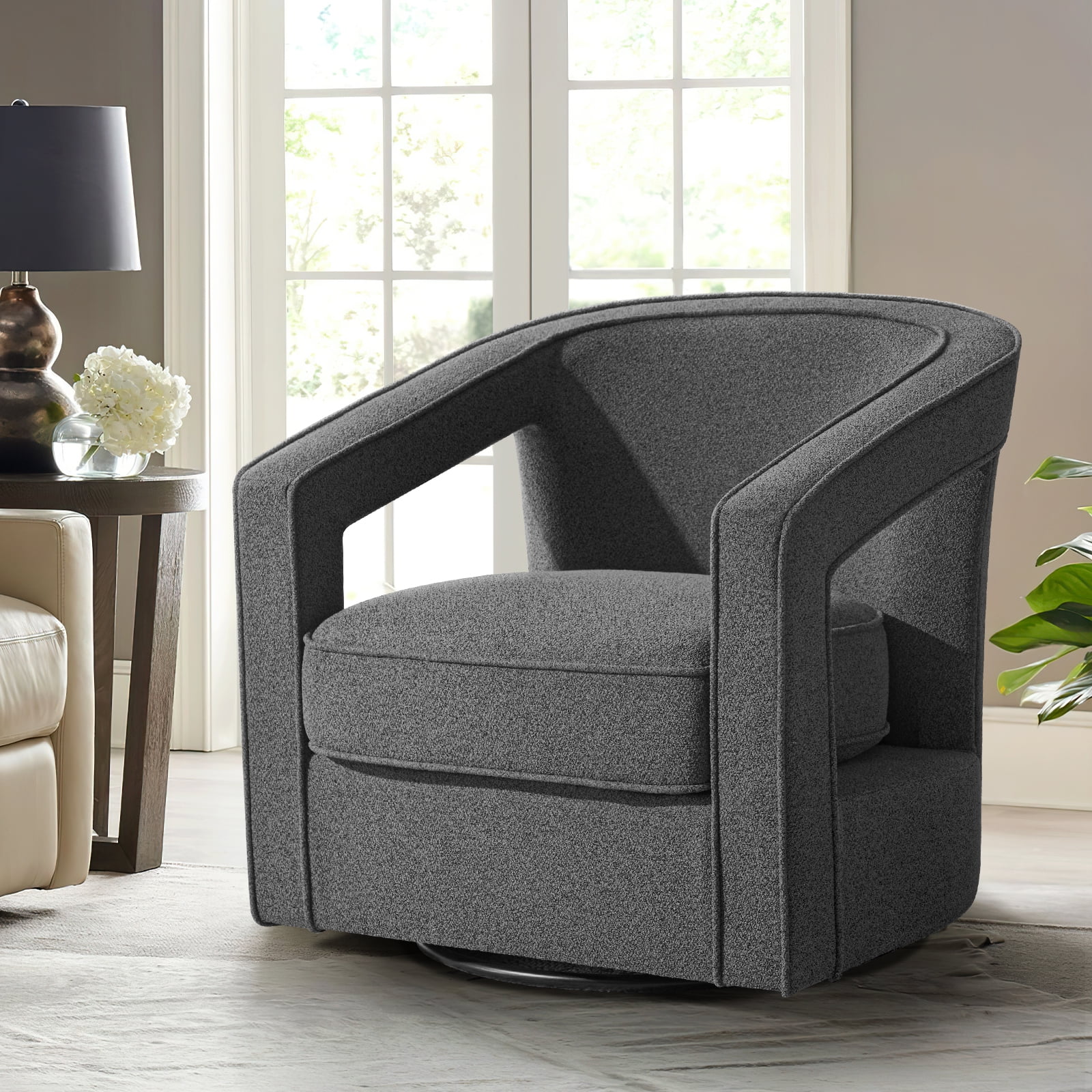Better Homes & Gardens Springwood Cane Swivel Chair – Stylish Comfort