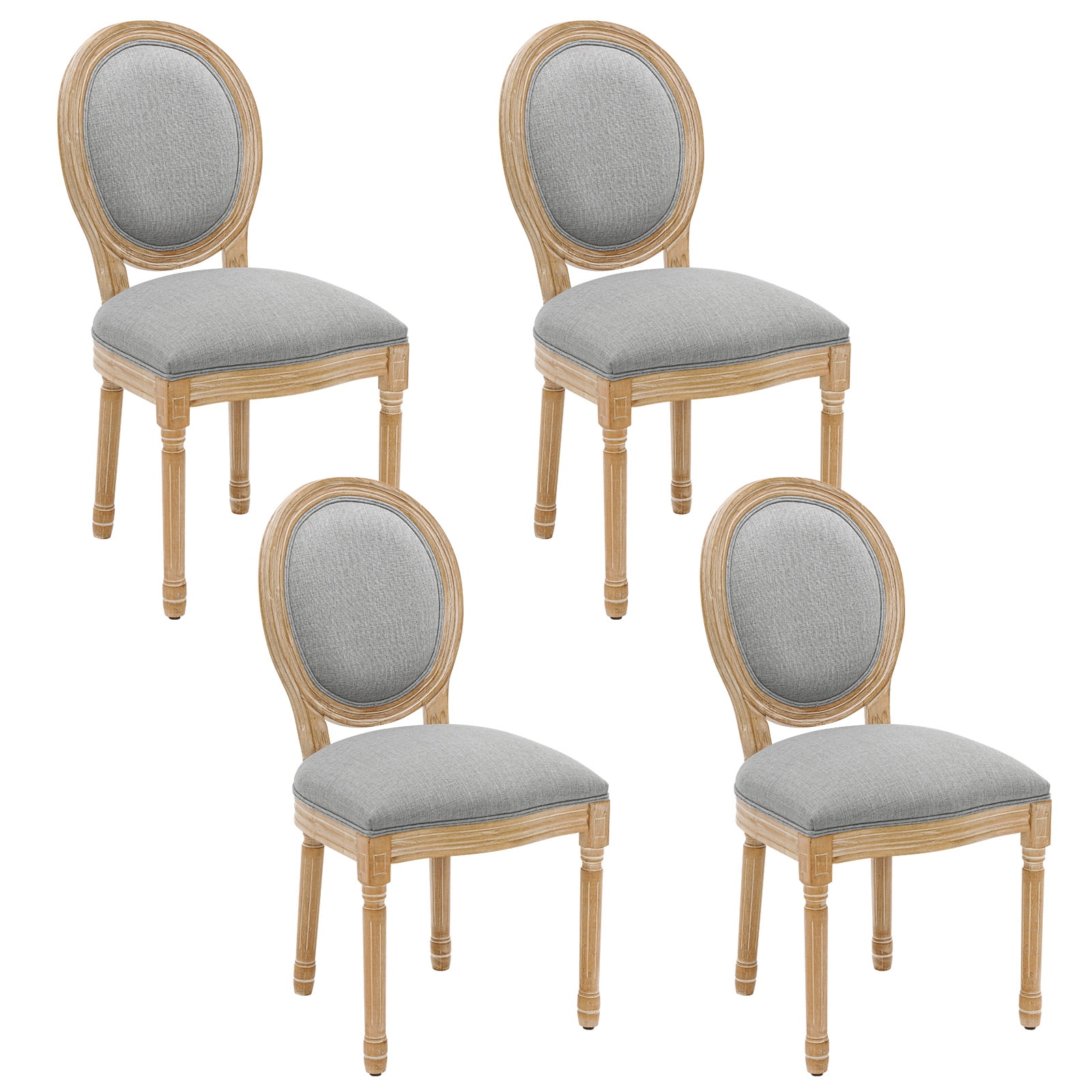 Furniliving French Dining Chairs Set of 4,Farmhouse Dining Room Chairs