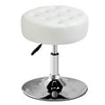 thumbnail image 1 of Furniliving Modern Vanity Stools, Tufted Swivel Vanity Chair, Makeup Chair for Bedroom Living Room, Ivory White, 1 of 15