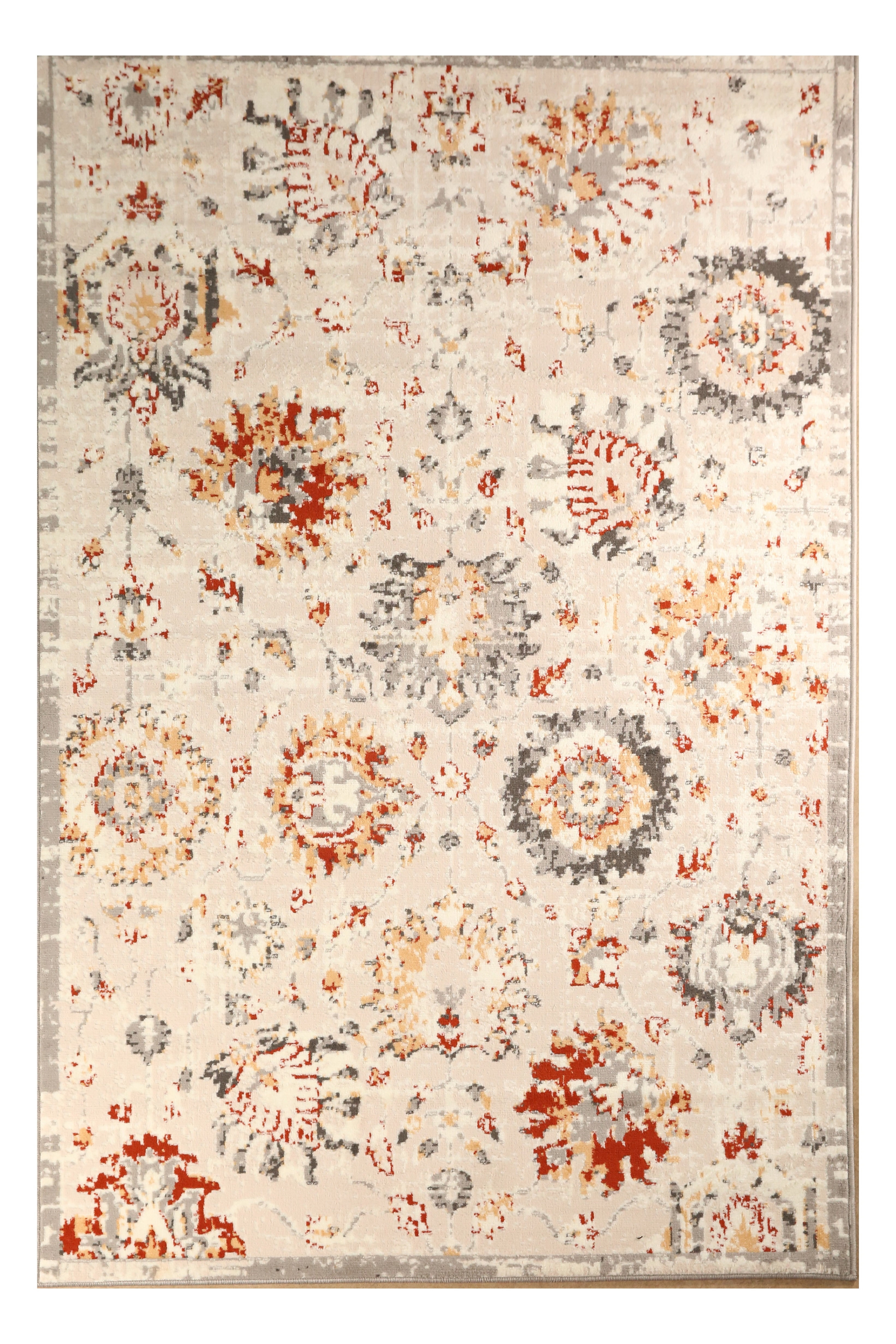 Peach Abstract Rug Furnish My Place Abstract Area Rug - 2 ft. x 4 ft., Peach, Floor Rug ...