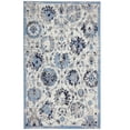 thumbnail image 1 of Furnish My Place Abstract Area Rug - 7 ft. 8 in. x 11 ft., Light Blue, FHome loor Rug with Rustic Print, 1 of 8
