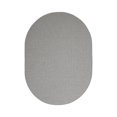thumbnail image 1 of Furnish My Place Abstract Contemporary Geometrical Framed View Square Modern Plush Two Tone High Low Rug| Pet & Kids Friendly| Events Wedding | Made in USA - Framed Grey, 12' x 20' Oval Area Rug, 1 of 12