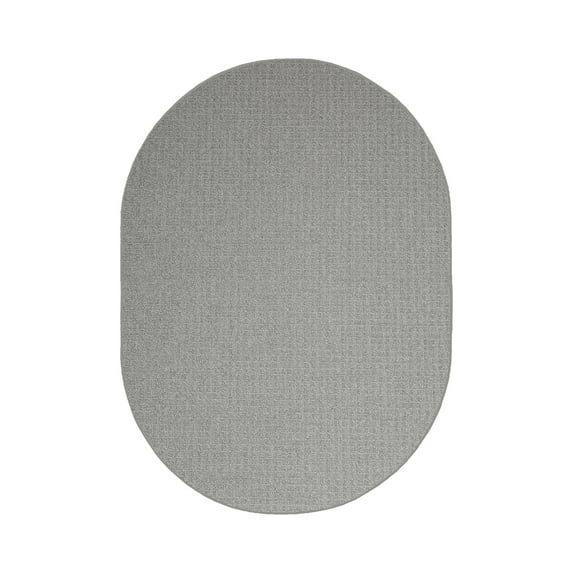 Furnish My Place Abstract Contemporary Geometrical Framed View Square Modern Plush Two Tone High Low Rug| Pet & Kids Friendly| Events Wedding | Made in USA - Framed Grey, 12' x 20' Oval Area Rug