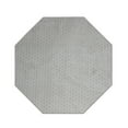 thumbnail image 1 of Furnish My Place Abstract Contemporary Geometrical Honeycomb Textured Modern Plush Two Tone High Low Hexagon Pattern Rug| Kids Friendly| Events Wedding | Made in USA - Valid Grey, 2' Octagon Area Rug, 1 of 5