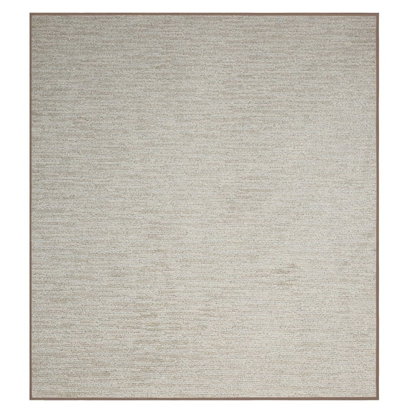 Furnish My Place Abstract Contemporary Stripes Modern Plush Two Tone High Low Pattern Rug Carpet| Pet & Kids Friendly| Great for Events Wedding | Made in USA - Easy Fit Beige, 3' x 3' Area Rug