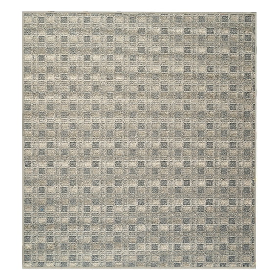 Furnish My Place Abstract Indoor/Outdoor Commercial Color Rug - Beige, 11' x 11', Pet and Kids Friendly Rug. Made in USA, Square, Area Rugs Great for Kids, Pets, Event, Wedding