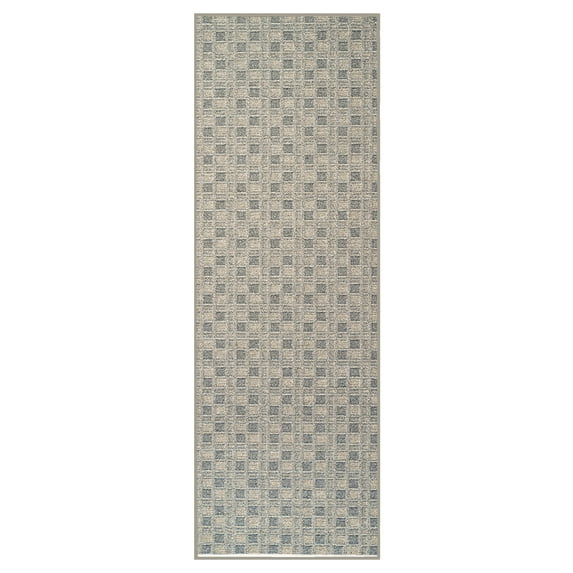 Furnish My Place Abstract Indoor/Outdoor Commercial Color Rug - Beige, 3' x 44', Pet and Kids Friendly Rug. Made in USA, Runner, Area Rugs Great for Kids, Pets, Event, Wedding