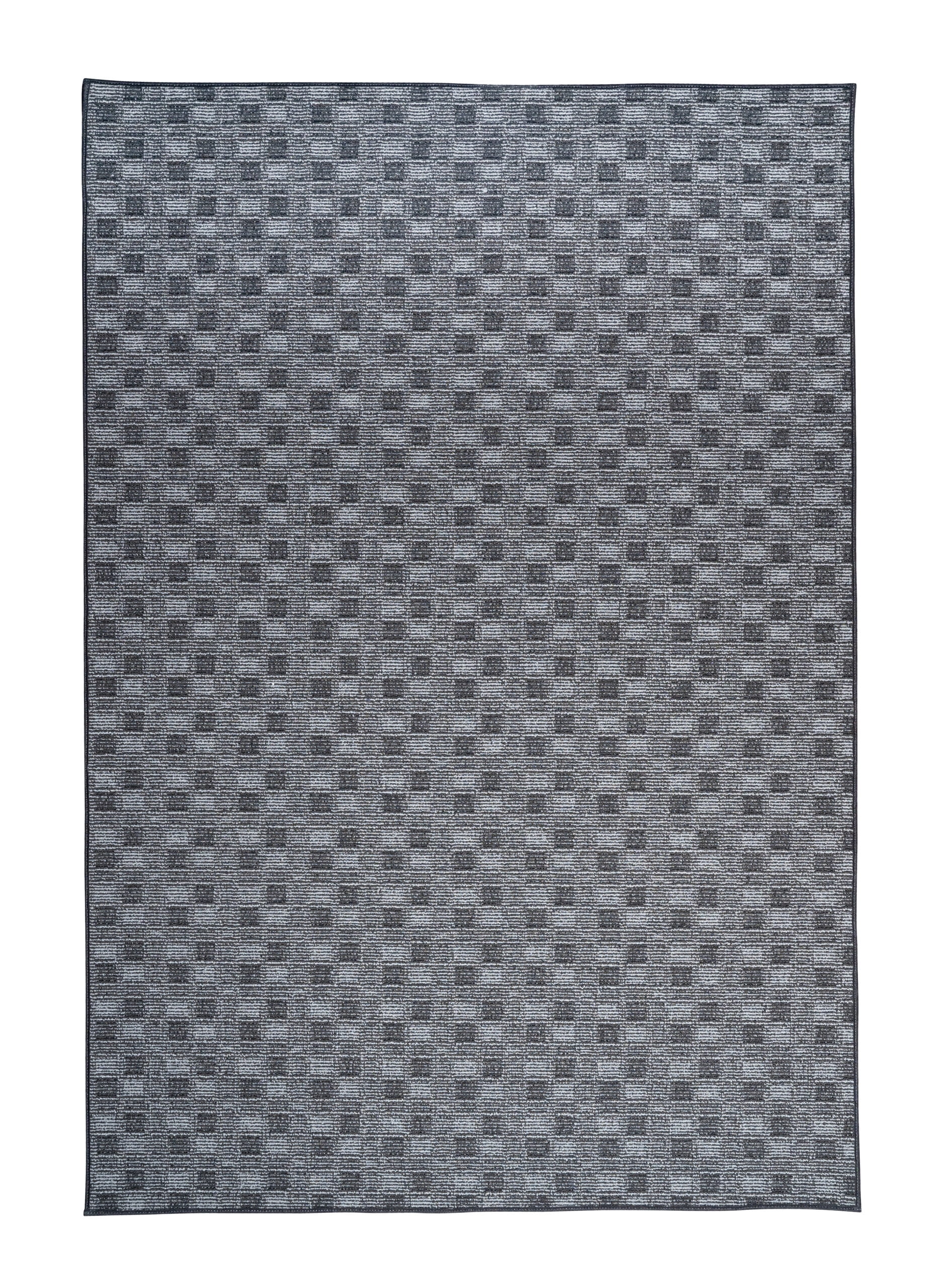 Furnishmyplace Abstract Indoor/Outdoor Commercial Color Rug - Black ...