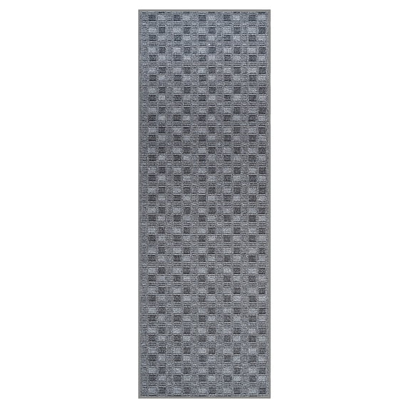 Furnishmyplace Abstract Indoor/Outdoor Commercial Color Rug - Black, Area Rugs 2' x 8'