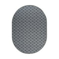 thumbnail image 1 of Furnishmyplace Abstract Indoor/Outdoor Commercial  Color Rug - Black, Area Rugs 5' x 8' Oval, 1 of 6