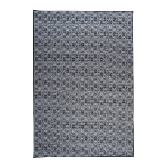 Furnishmyplace Abstract Indoor/Outdoor Commercial Color Rug - Black, Area Rugs 8' x 11'