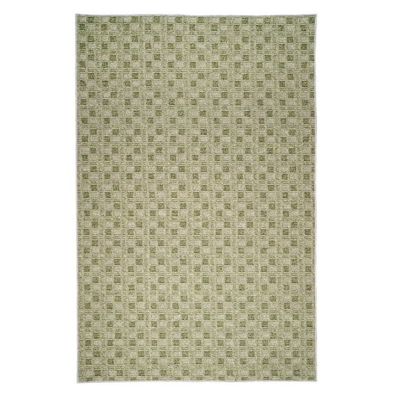 Furnish My Place Abstract Indoor/Outdoor Commercial Color Rug - Green, 12' x 15', Pet and Kids Friendly Rug. Made in USA, Rectangle, Area Rugs Great for Kids, Pets, Event, Wedding