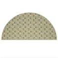 thumbnail image 1 of Furnish My Place Abstract Indoor/Outdoor Commercial Color Rug - Green, 54" x 108" Half Round, Pet and Kids Friendly Rug. Made in USA, HalfRound, Area Rugs Great for Kids, Pets, Event, Wedding, 1 of 6