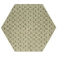 thumbnail image 1 of Furnish My Place Abstract Indoor/Outdoor Commercial Color Rug - Green, 7' Hexagon, Pet and Kids Friendly Rug. Made in USA, Hexagon, Area Rugs Great for Kids, Pets, Event, Wedding, 1 of 6