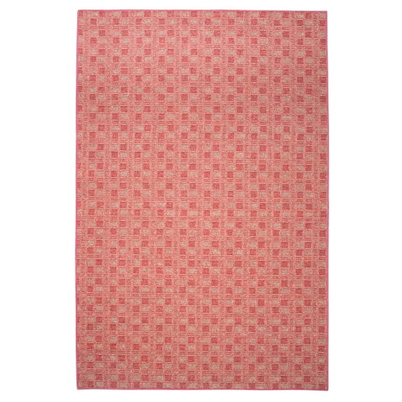 Furnishmyplace Abstract Indoor/Outdoor Commercial  Color Rug - Red, Area Rugs 2' x 6'