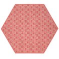 thumbnail image 1 of Furnishmyplace Abstract Indoor/Outdoor Commercial  Color Rug - Red, Area Rugs 6' Hexagon, 1 of 6