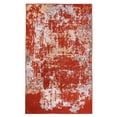 thumbnail image 1 of Furnish My Place Accent Rug - 5 ft. x 8 ft., Rust, Indoor Rug with Abstract Design, Jute Backing, 1 of 12