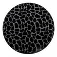 thumbnail image 1 of Furnish My Place Animal Print Rug - 2 ft. Round, Giraffe Black Grey, Nylon Rug for Patio, Garden, Hallway, Living Room, 1 of 5