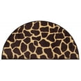 thumbnail image 1 of Furnish My Place Animal Print Rug - 27" x 54" Half Round, Giraffe Tall Order, Nylon Rug for Patio, Garden, Hallway, Living Room, 1 of 5