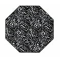 thumbnail image 1 of Furnish My Place Animal Print Rug - 3 ft. Octagon, Zebra Migrant Beauty, Nylon Rug for Patio, Garden, Hallway, Living Room, 1 of 2