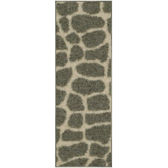Furnish My Place Animal Print Rug - 3 ft. x 48 ft., Crocodile Lounge Around, Nylon Rug for Patio, Garden, Hallway, Living Room