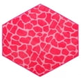 thumbnail image 1 of Furnish My Place Animal Print Rug - 6 ft. Hexagon, Giraffe Girly Giraffe, Nylon Rug for Patio, Garden, Hallway, Living Room, 1 of 5