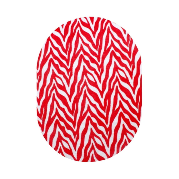 Furnish My Place Animal Print Rug - 6 ft. x 9 ft. Oval, Zebra Wild At Heart, Nylon Rug for Patio, Garden, Hallway, Living Room