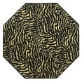 thumbnail image 1 of Furnish My Place Animal Print Rug - 9 ft. Octagon, Zebra Grazer, Nylon Rug for Patio, Garden, Hallway, Living Room, 1 of 5