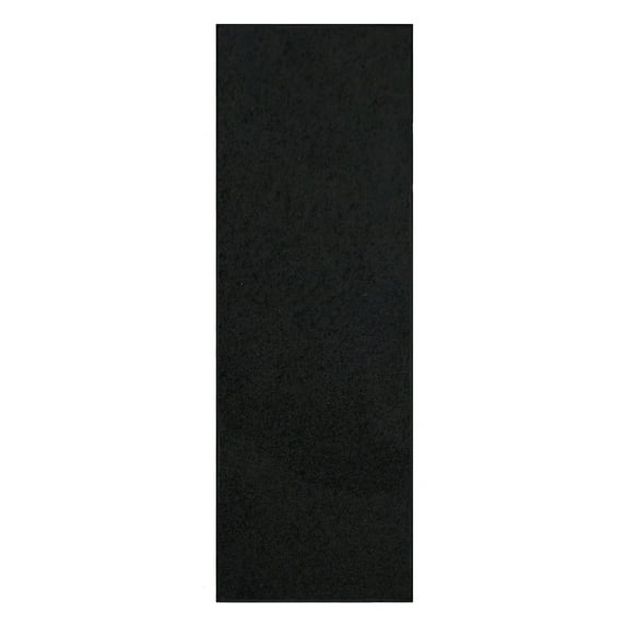 Furnish My Place Black 4' x 22' Solid Color Rug Runner, Made In Usa, Living Room, Indoor