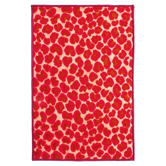 Furnishmyplace Cheetah Big Cat Area Rug for Living Room, Dining Room, Kids 2' x 3' - Oxford Blue