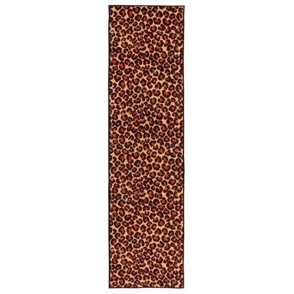 Furnish My Place Cheetah Real Area Rug for Living Room, Dining Room, Kitchen, Bedroom, Made in India - 2' x 38'