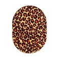 thumbnail image 1 of Furnish My Place Cheetah Real Area Rug for Living Room, Dining Room, Kitchen, Bedroom, Made in India - 5' x 8' Oval, 1 of 5
