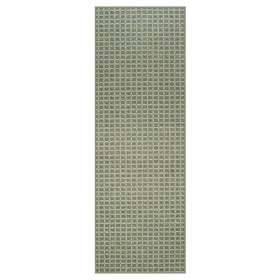 Furnish My Place Corner Indoor/Outdoor Commercial Color Rug - Green, 4' x 36', Pet and Kids Friendly Rug. Made in USA, Runner, Area Rugs Great for Kids, Pets, Event, Wedding