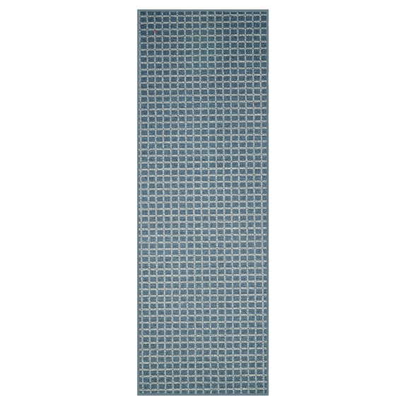 Furnish My Place Corner Indoor/Outdoor Commercial Color Rug - Navy, 2' x 24', Pet and Kids Friendly Rug. Made in USA, Runner, Area Rugs Great for Kids, Pets, Event, Wedding