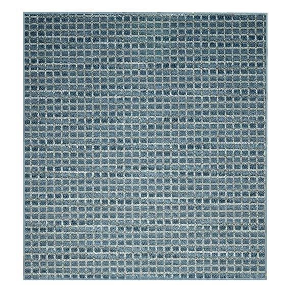 Furnish My Place Corner Indoor/Outdoor Commercial Color Rug - Navy, 3' x 3', Pet and Kids Friendly Rug. Made in USA, Square, Area Rugs Great for Kids, Pets, Event, Wedding