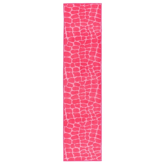 Furnishmyplace Crocodile Pink Area Rug for Living Room, Dining Room, Kids 2' x 32' - Oxford Blue