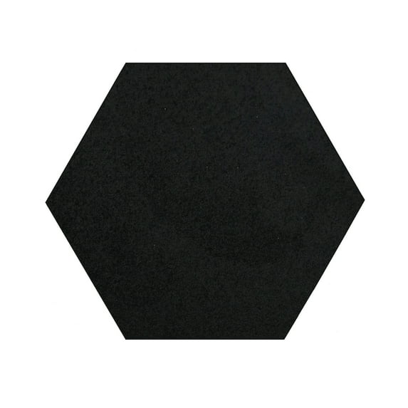 Furnish My Place DC Custom Rug - 12 ft. Hexagon, Black, Indoor Rug for Bedrooms, Hallways, Living Rooms